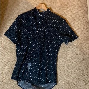7Diamonds Short sleeve Button-up w/ Stars